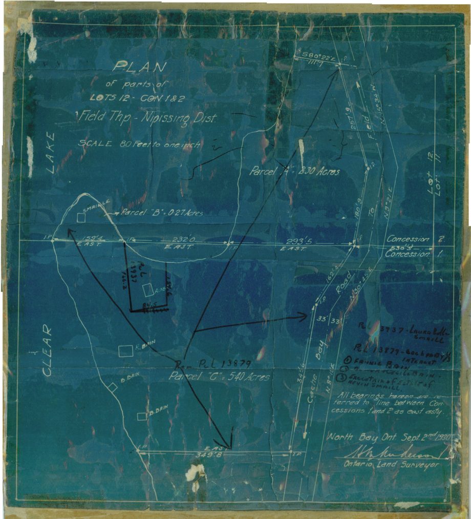 Bain Point Survey Sept 2 1930
